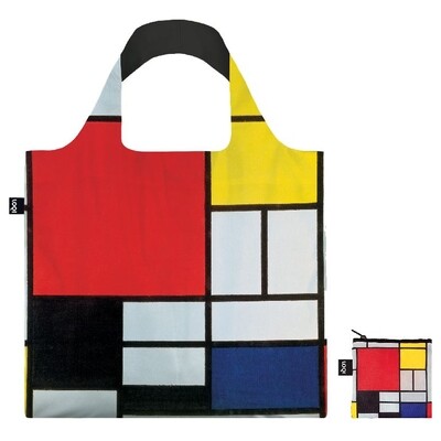 pochette pliable loqi recycled mondrian