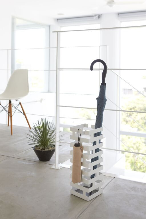 porte-parapluie Brick Square white yamazaki