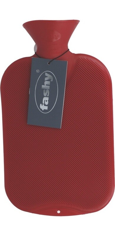 Warmwaterkruik Fashy classic rood