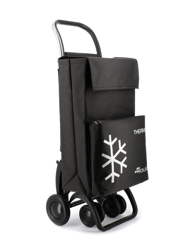 Boodschappenwagen rolser sbelta MF4 thermo tweed zwart