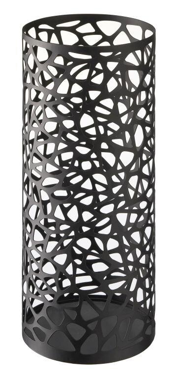 porte parapluie nest round black yamazaki