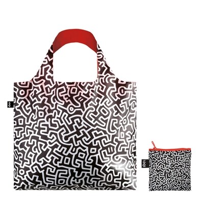 pochette pliable loqi K.Haring untitled recycled