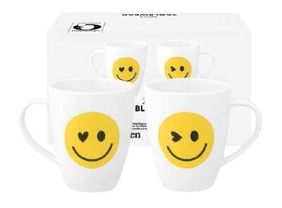 Set/2 XL Mugs with Ear Smile 400ml