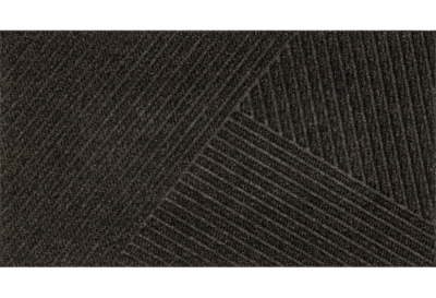 Wash + dry mat dune strips d.brown 45 x 75 cm