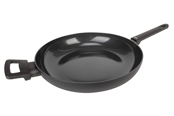 braadpan cosy & trendy full black 32 cm keramisch PFAS-vrij