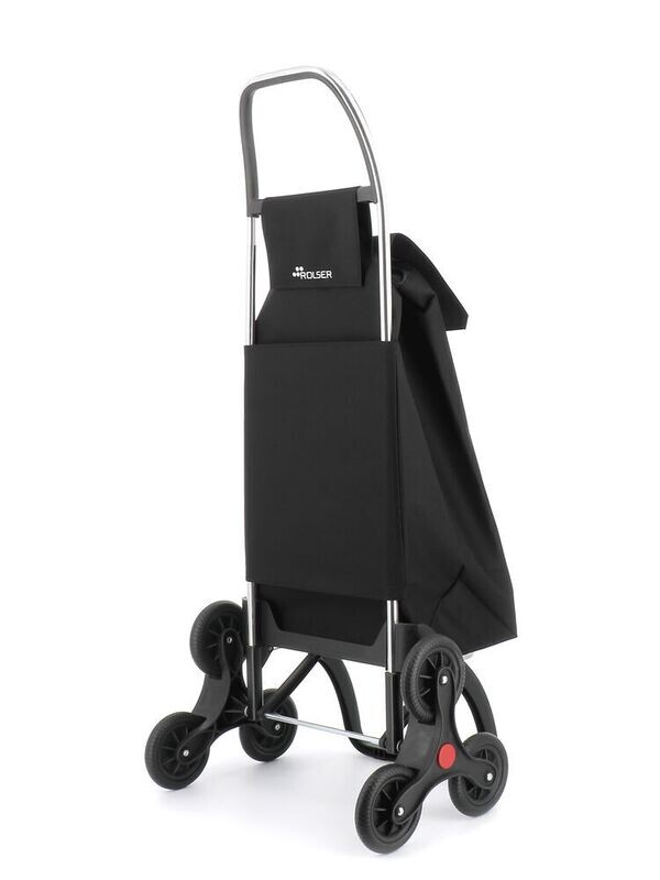 Boodschappenwagen Rolser Saquet LN6 zwart speciaal trappen
