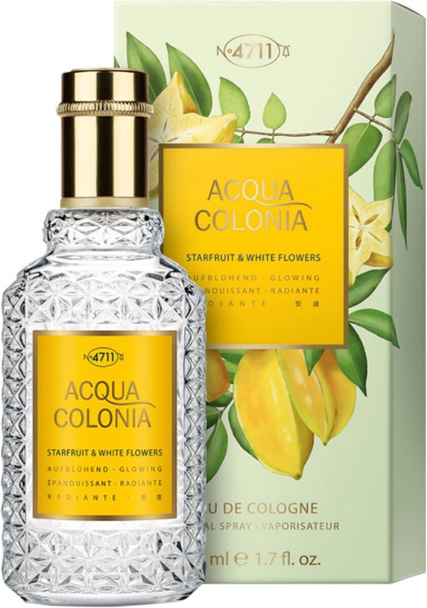 4711 Aqua Colonia Glowing Starfruit & White flowers 50 ml