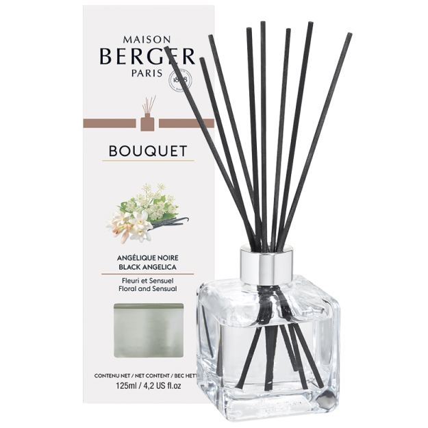 Lampe Berger geurverspreider cube Angélique Noir 125 ml