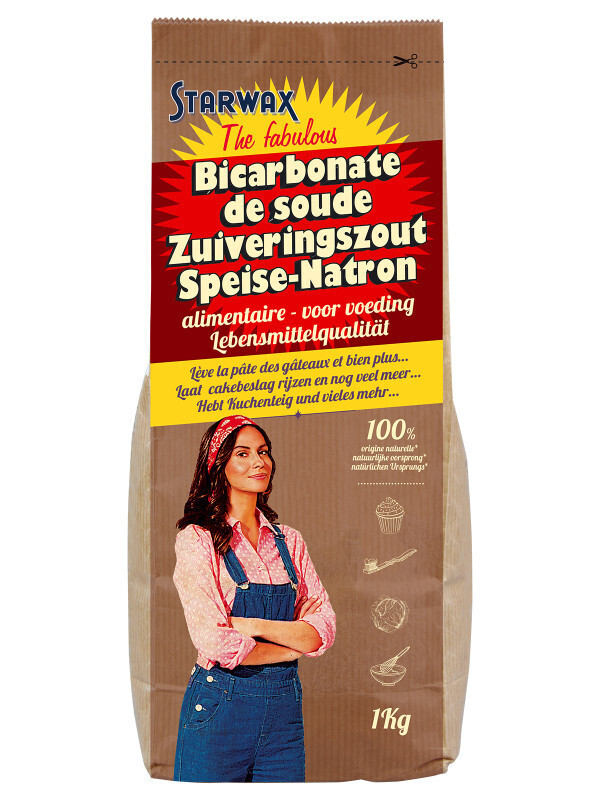 Starwax Fabulous Bicarbonate de soude alimentaire 1 kg