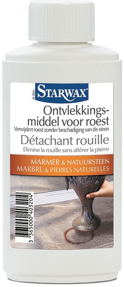 Starwax détachant rouille marbre & pierres naturelles 250 ml Starwax détachant rouille marbre & pierres naturelles 250 ml