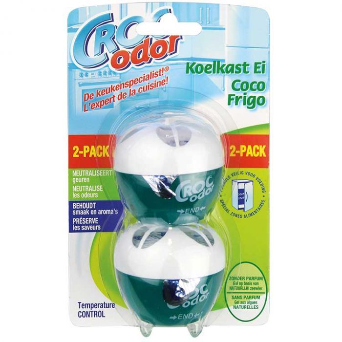 Croc Odor oeuf de réfrigérateur / désodorisant  set/2