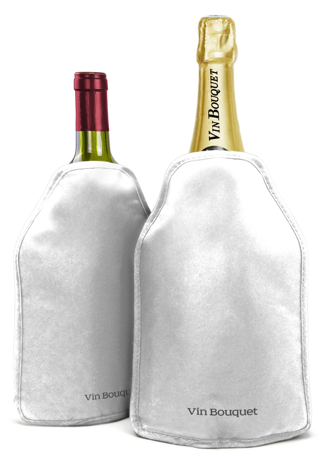 refroidisseur de bouteille Vin Bouquet S  couleur argent