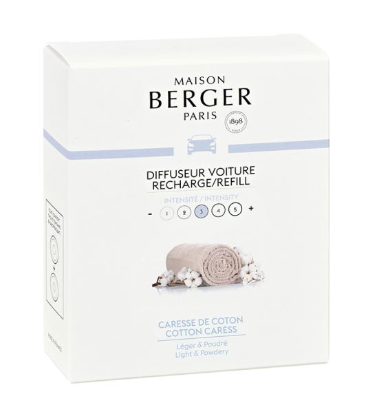Lampe berger navulling geurverspreider auto caresse de coton