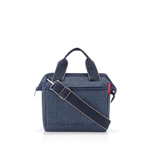Reisenthel allrounder cross herringbone dark blue