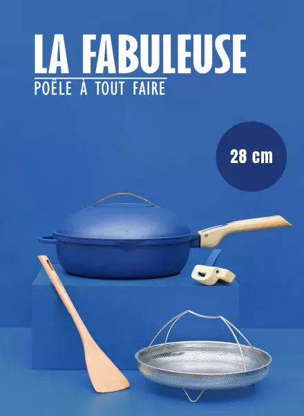 cookut Fabulous pan 28 cm saphir