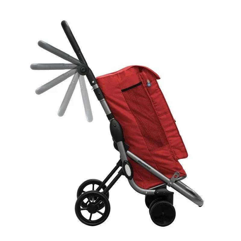 Boodschappenwagen Playmarket Go Up Premium rood