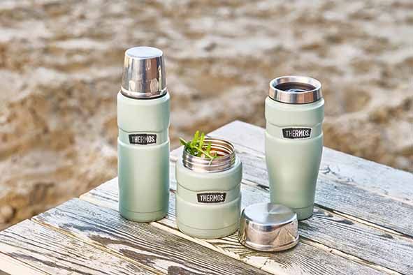 beker thermos king 470 ml groen