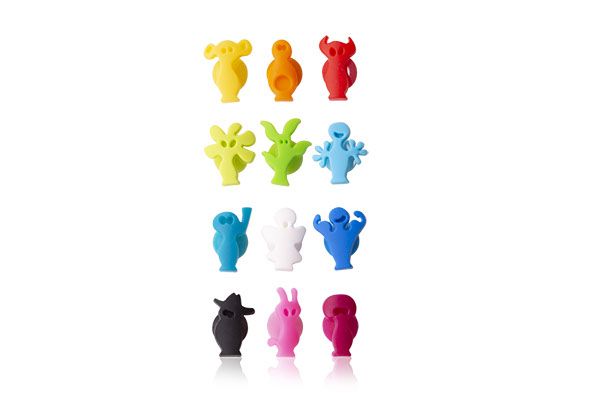 marqueur pour verre Vacu vin party people s/12