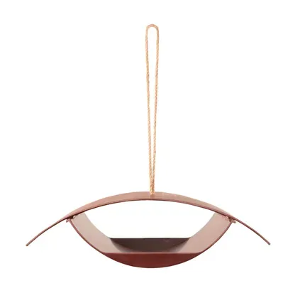 voederhuisje vogels bamboevezel maroon point-virgule