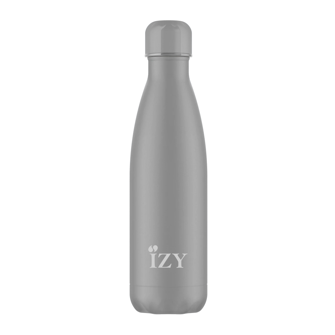 thermos fles IZY 500ml grey thermos fles IZY 500ml grey