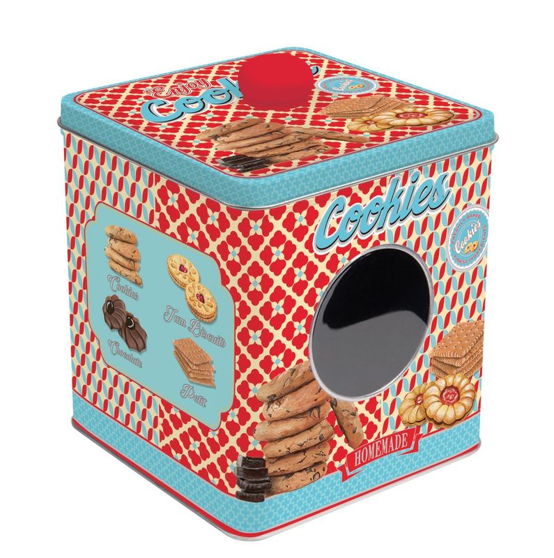 koekjestrommel easy life enjoy cookes 13X13X14,5CM