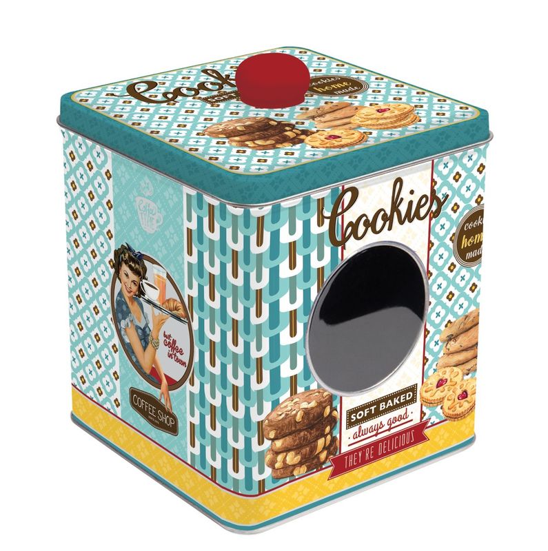 koekjestrommel  easy life cookies  13X13X14,5CM