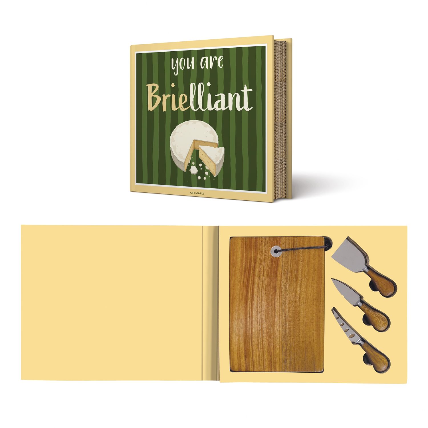 geschenkset 4-dlg kaas easy life gift novels cheese