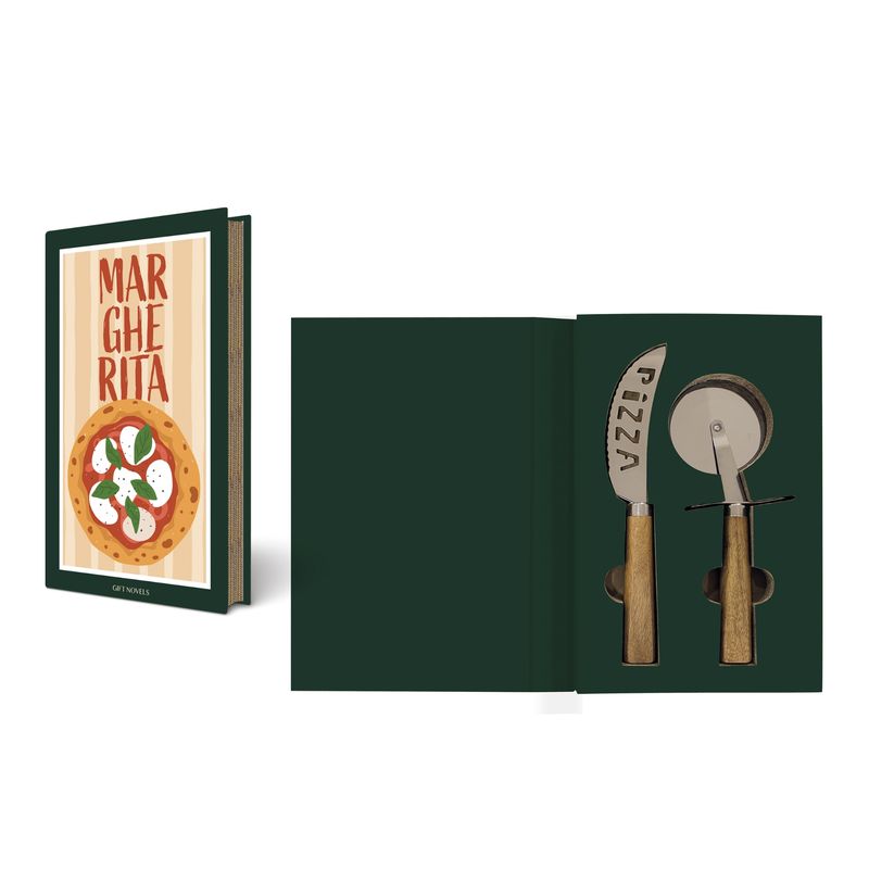 Coffret cadeau 2 pièces Easy Life Gift Novels : 2 coupe-pizza