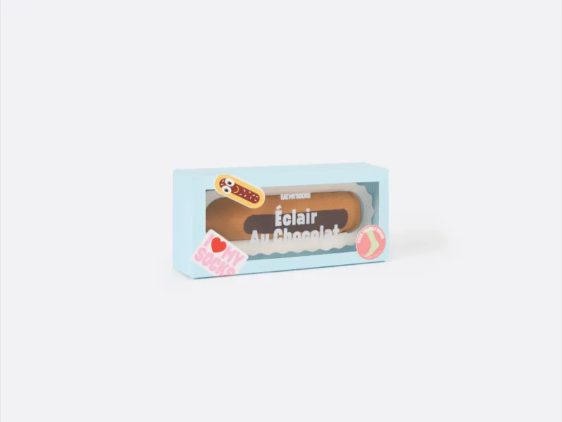 chaussettes EMS éclair au chocolat
