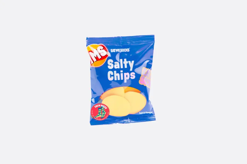 chaussettes EMS salty chips blue