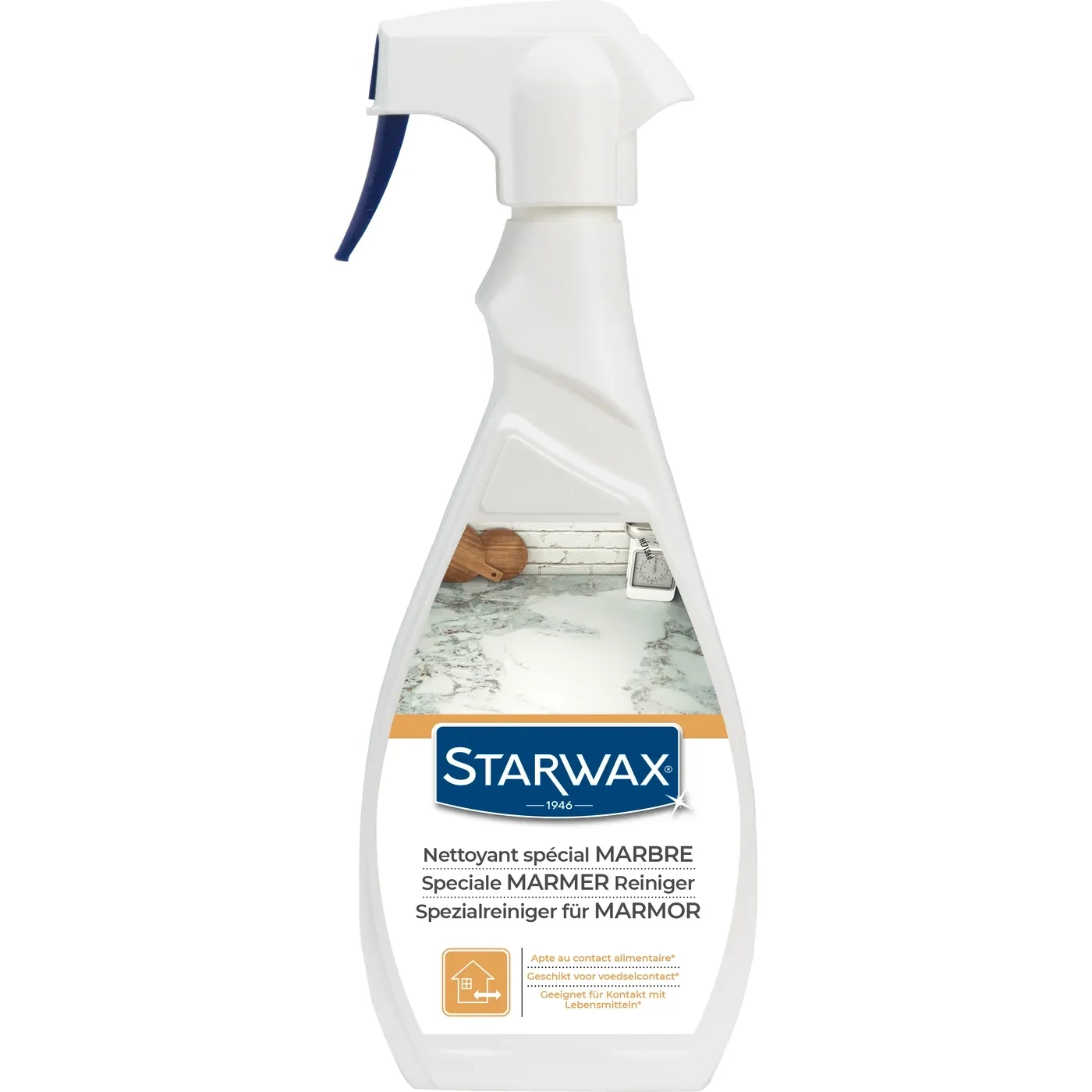 Starwax Verfraaiend reinigingsmiddel marmer & natuursteen 500 ml Starwax Verfraaiend reinigingsmiddel marmer & natuursteen 500 ml