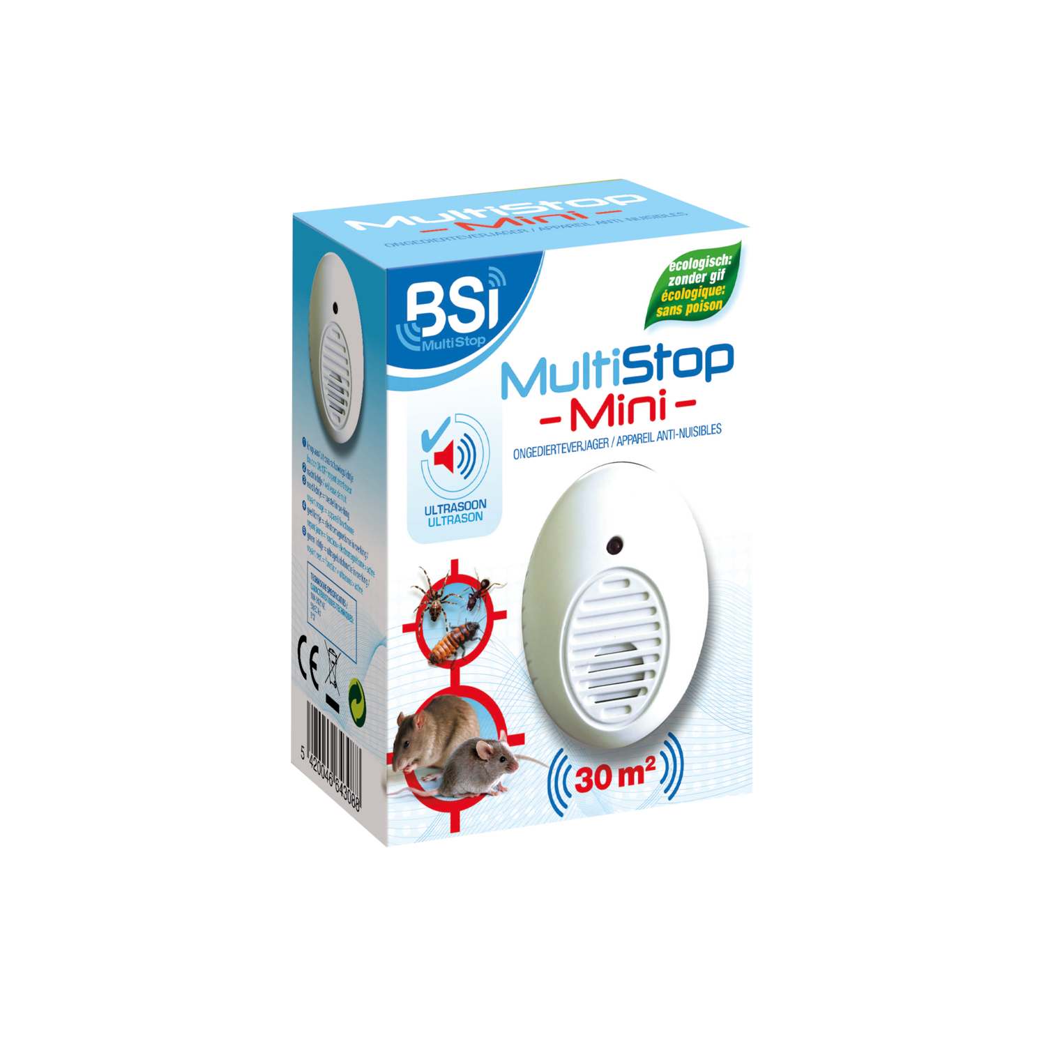 Ongedierte verjager Multistop mini bsi