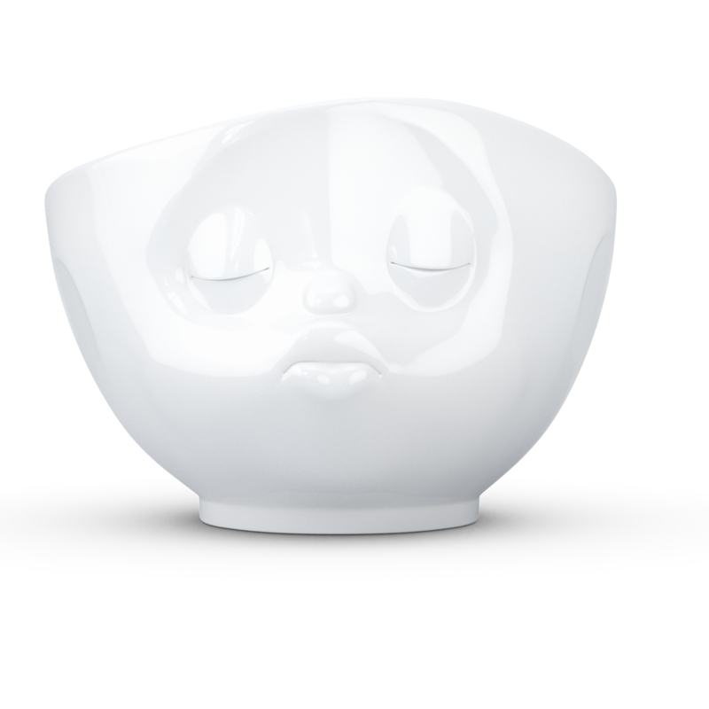bowl 500 ml 'kussend' Tassen porselein wit