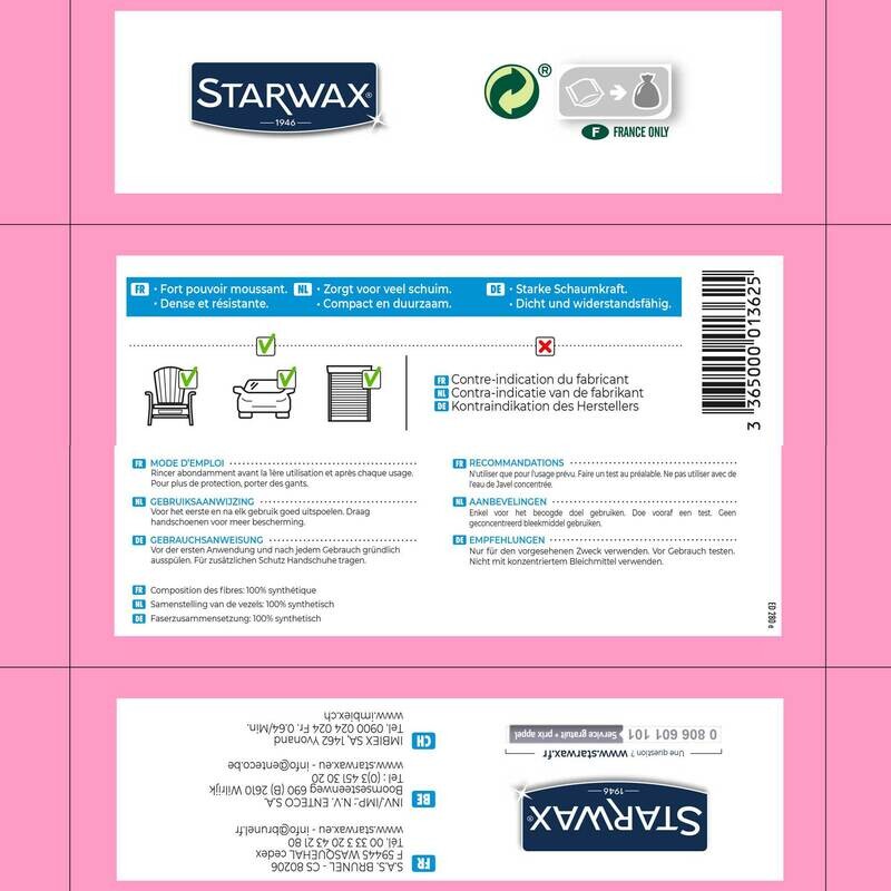 Starwax spons grote schoonmaak