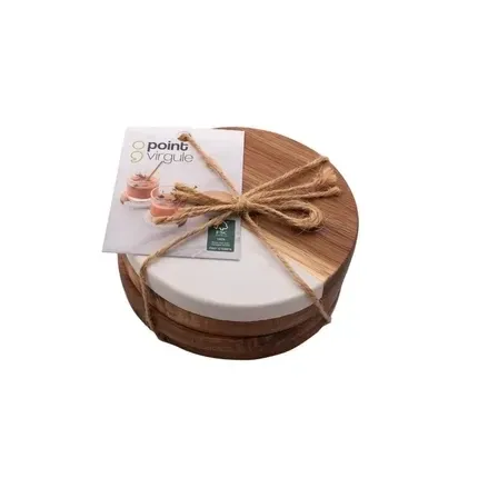 dessous de verre s/4 point-virgule Ø 10CM