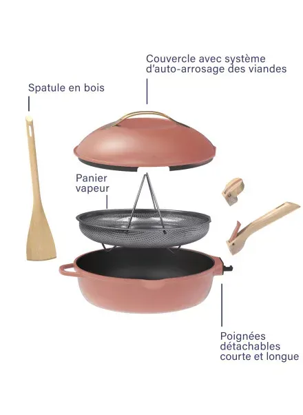 Cookut Fabulous pan 28 cm pivoine