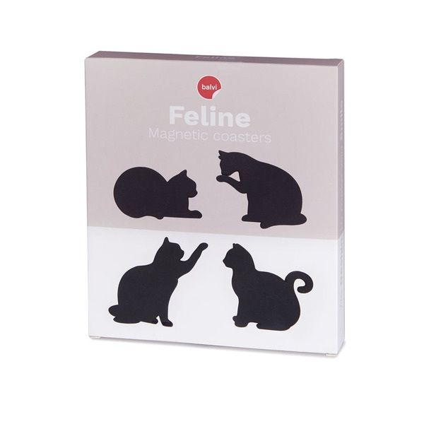 dessous de verre coasters chat balvi s/4