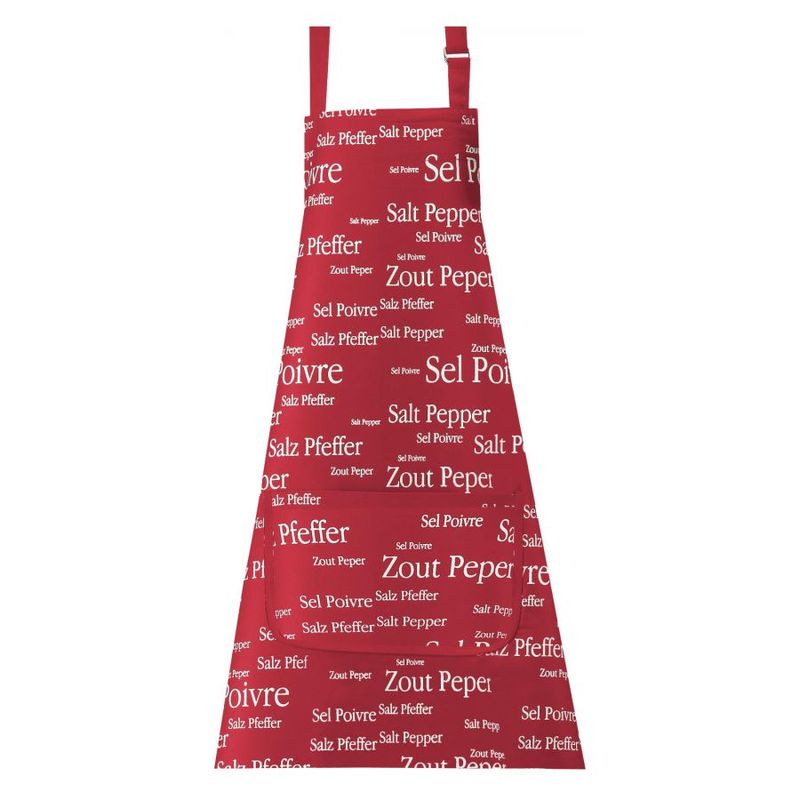 schort sel & poivre rood