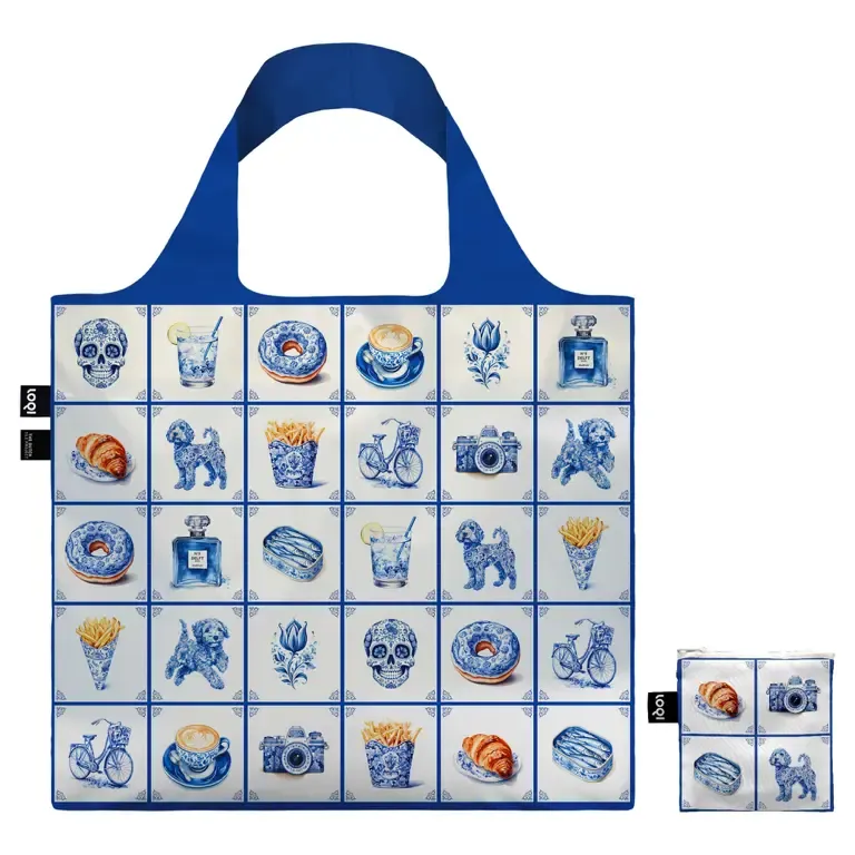 sac pliable loqi delft funky recycled