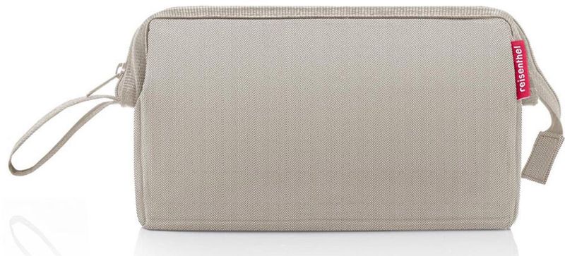 Reisenthel toiletzak travelcosmetic herringbone sand