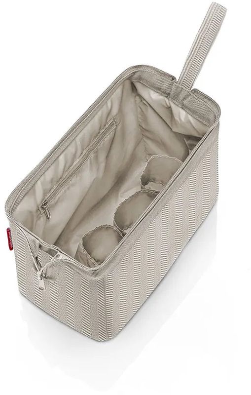 Reisenthel toiletzak travelcosmetic herringbone sand