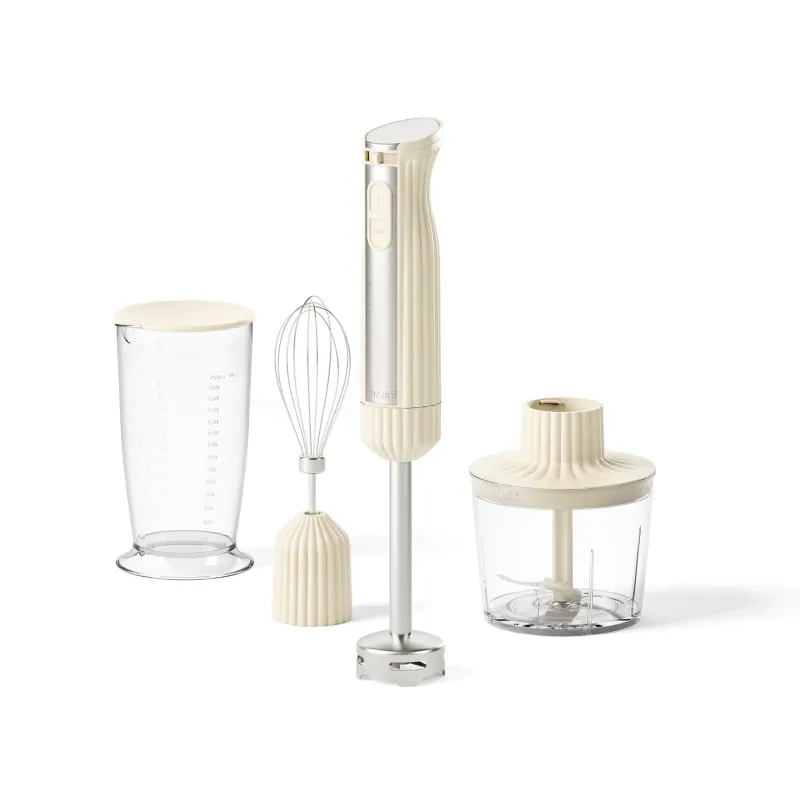 Staafmixer set Guzzini Sous Chef crème kleur
