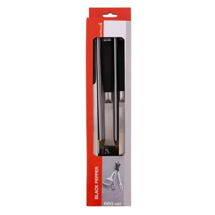 bbq set/3   'black pepper' barbecook