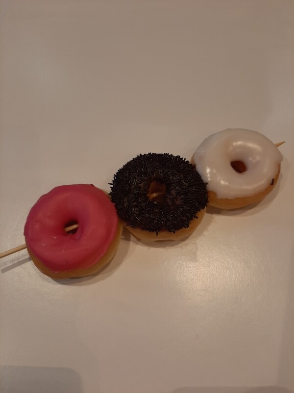 Brochet van 3 mini donuts