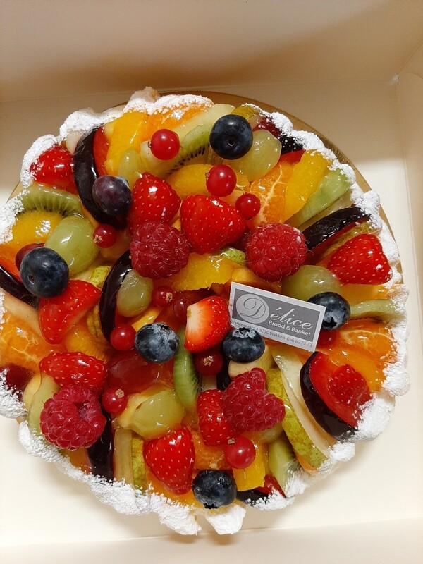 Fruittaart op zanddeeg 6 personen 