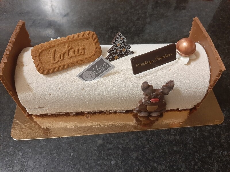 Ijs buche Vanille - Speculoos 6 personen 