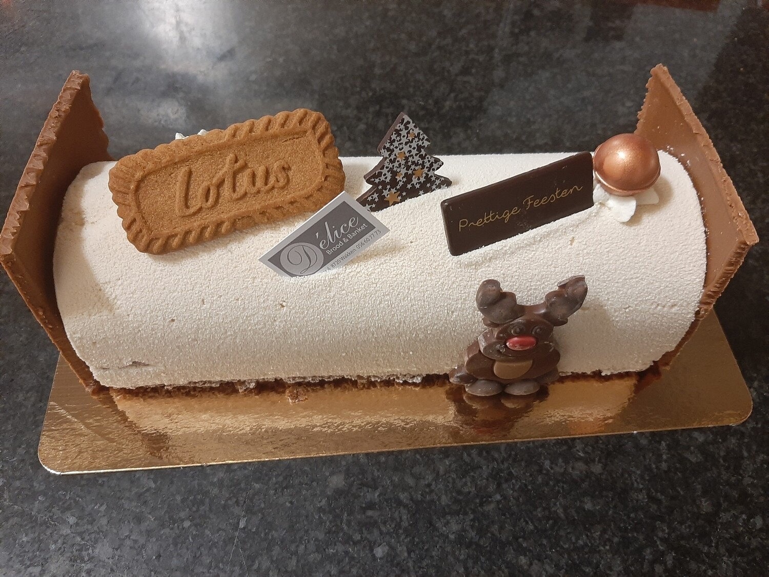 Ijs buche vanille speculoos  4 personen