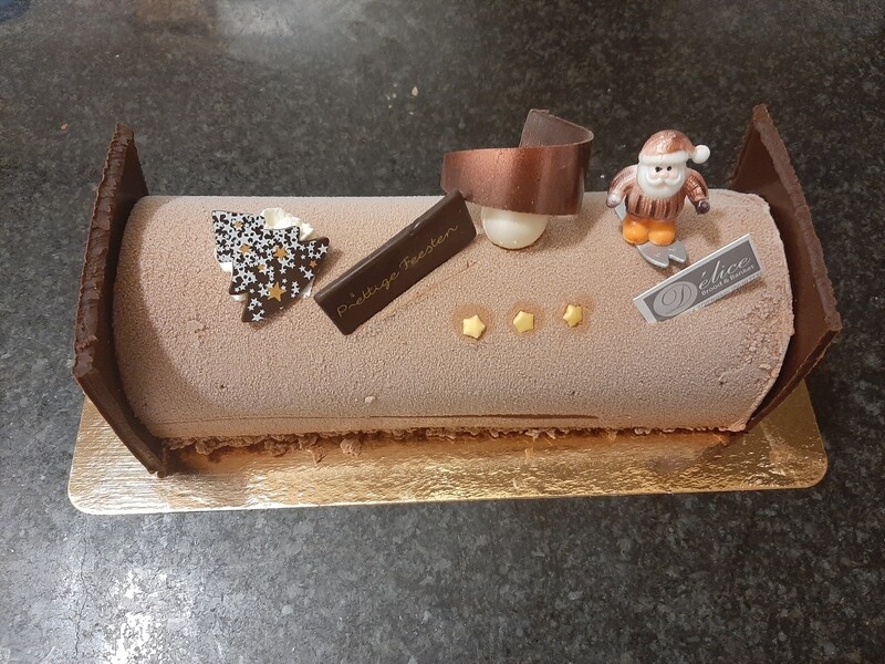 Ijs buche vanille chocolade 4 personen