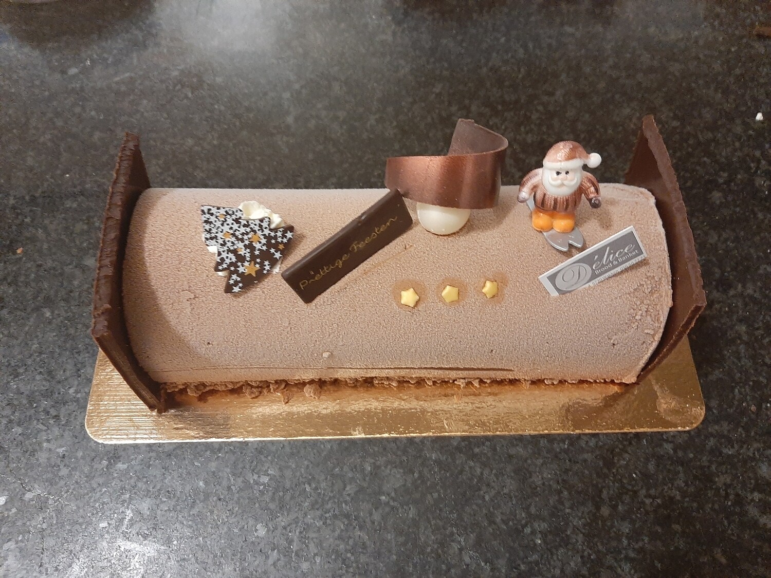 Ijs buche vanille chocolade  8 personen