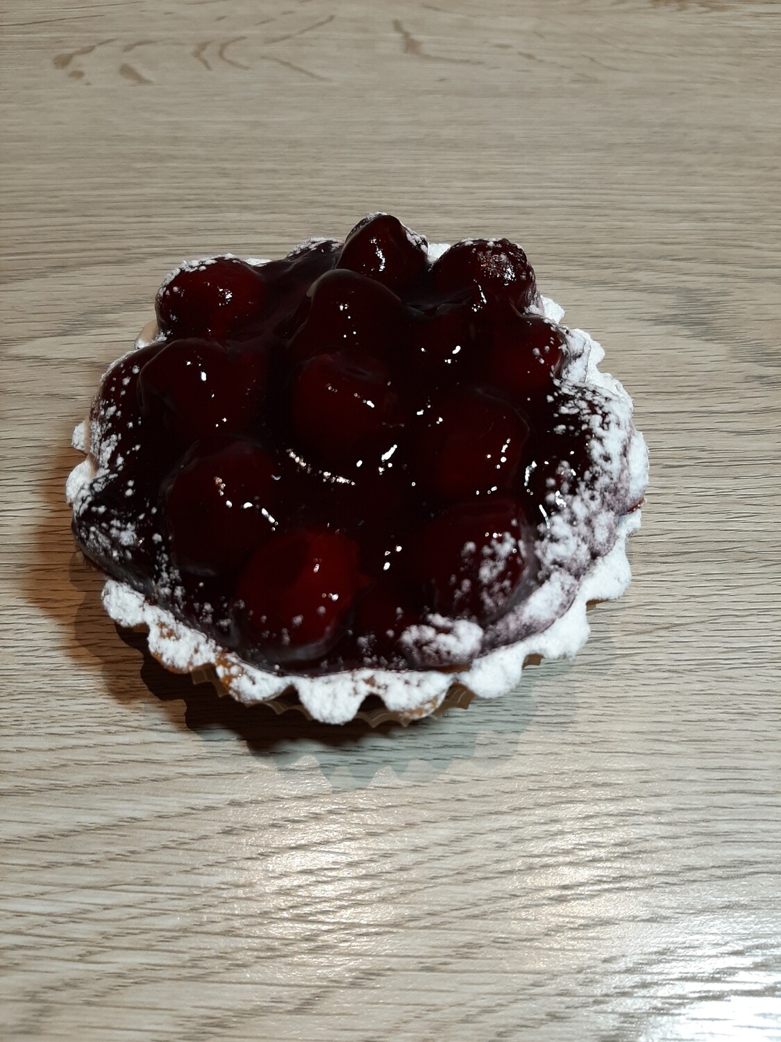 Kersetaartje op zanddeeg